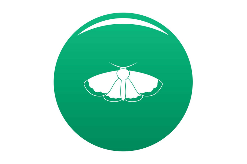 moth-icon-vector-green