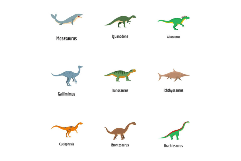 view-of-lizard-icons-set-cartoon-style