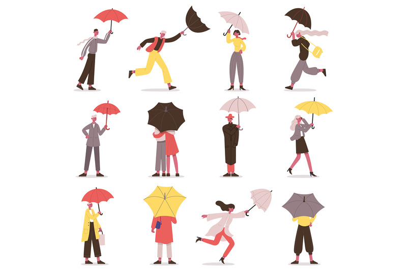 people-holding-umbrella-male-and-female-fall-characters-with-umbrella