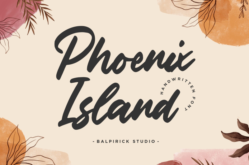 phoenix-island-handwritten-font