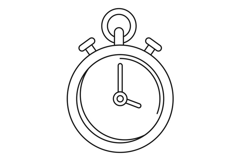 contraceptive-stopwatch-icon-outline-style