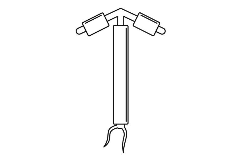 contraception-hand-tool-icon-outline-style