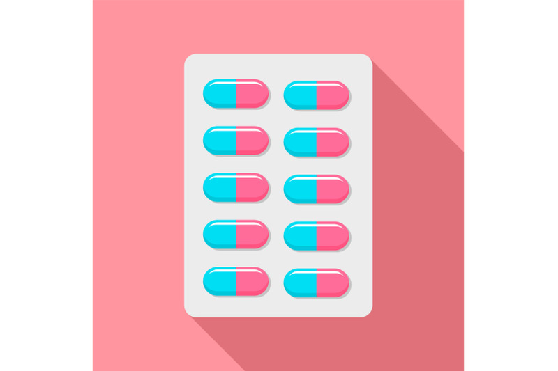 contraception-pills-icon-flat-style