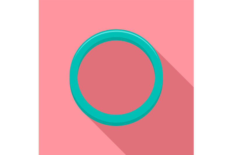 hormonal-ring-icon-flat-style