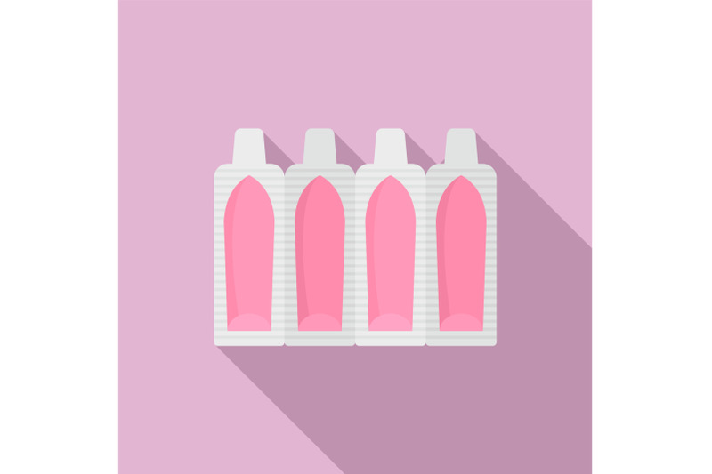 suppositories-icon-flat-style