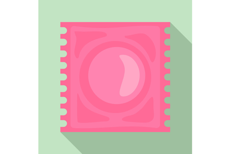 latex-condom-icon-flat-style