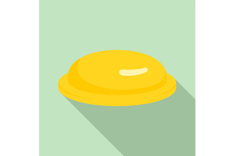 yellow-condom-icon-flat-style