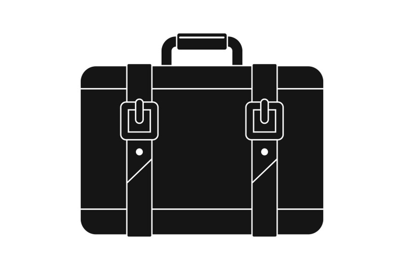 trip-leather-bag-icon-simple-style