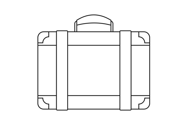 luggage-bag-icon-outline-style