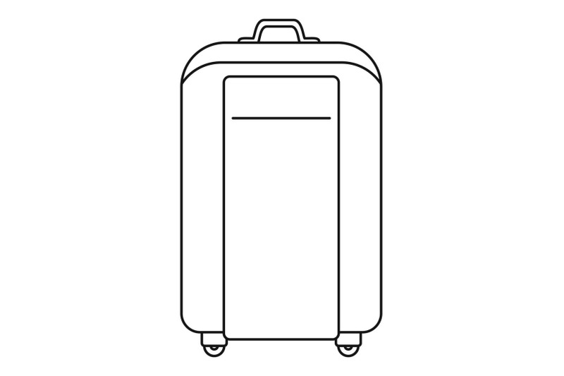 travel-bag-icon-outline-style