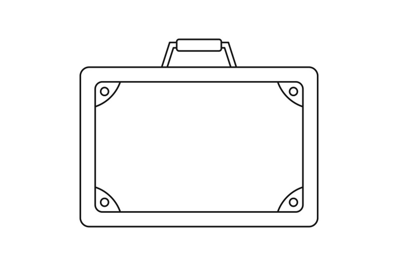 travel-suitcase-icon-outline-style