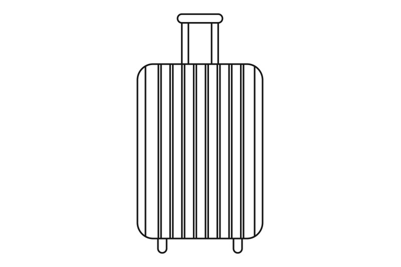 travel-bag-icon-outline-style