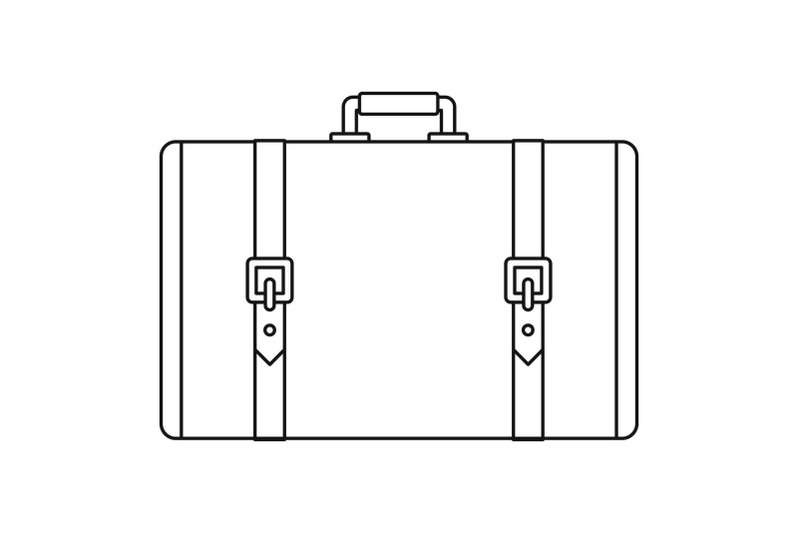 retro-suitcase-icon-outline-style