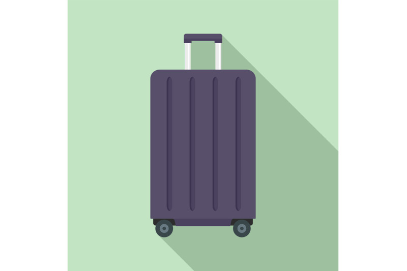 travel-wheels-bag-icon-flat-style