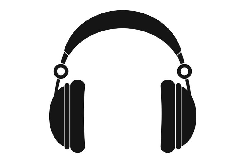 headphones-icon-simple-style