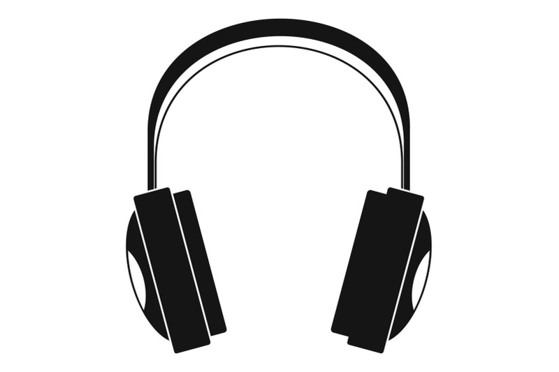 wireless-headphones-icon-simple-style