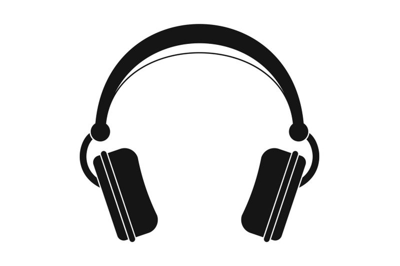 dj-headphones-icon-simple-style