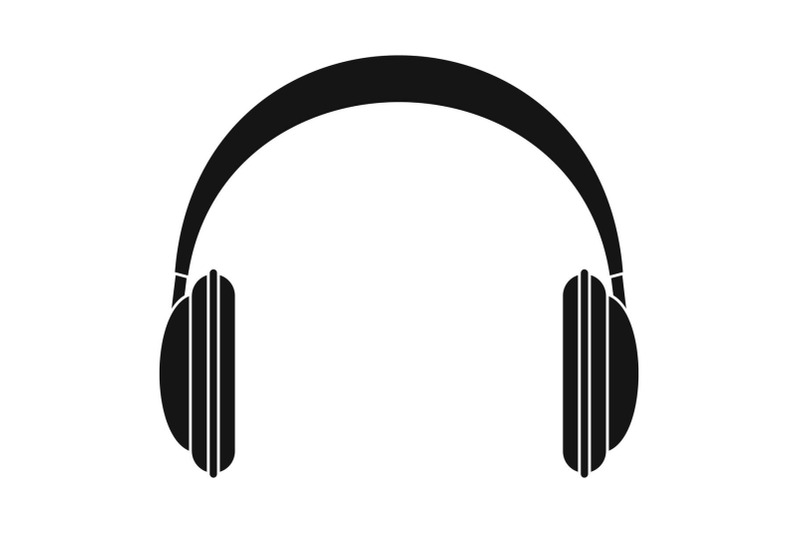 modern-headphones-icon-simple-style