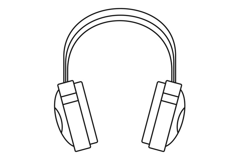 wireless-headphones-icon-outline-style