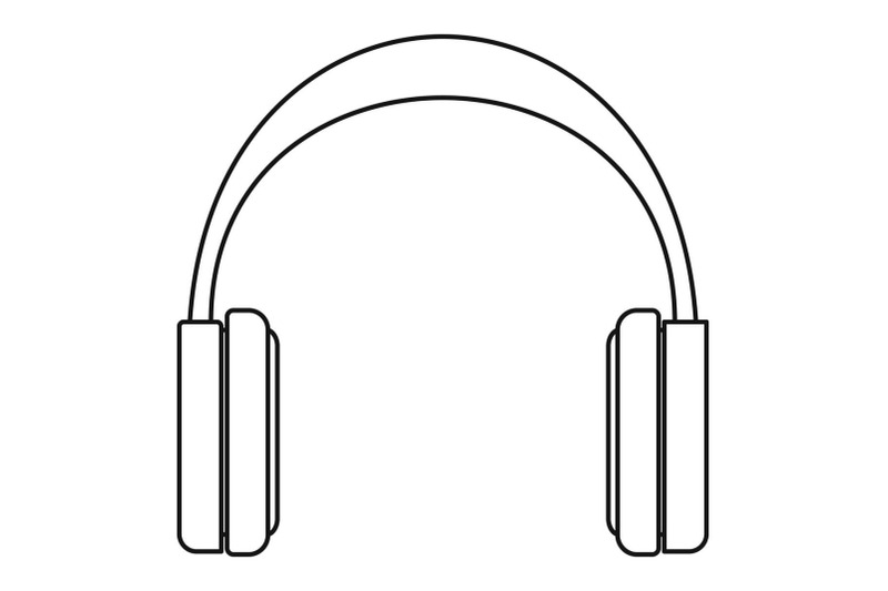 great-headphones-icon-outline-style