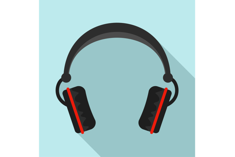 modern-headphones-icon-flat-style