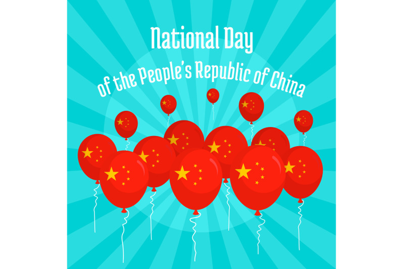 national-day-of-china-concept-background-flat-style