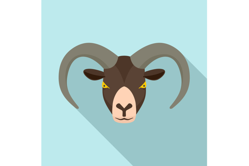 ram-head-icon-flat-style