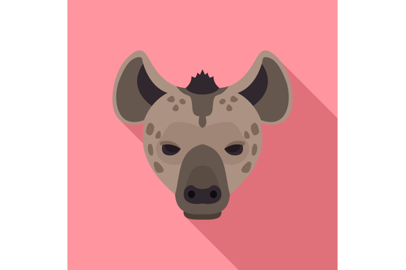 hyena-icon-flat-style