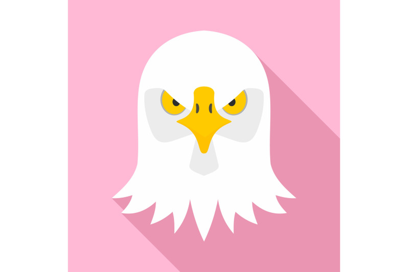 eagle-head-icon-flat-style