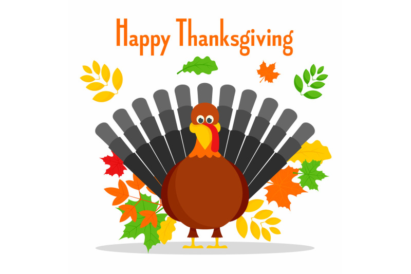 happy-thanksgiving-concept-background-flat-style