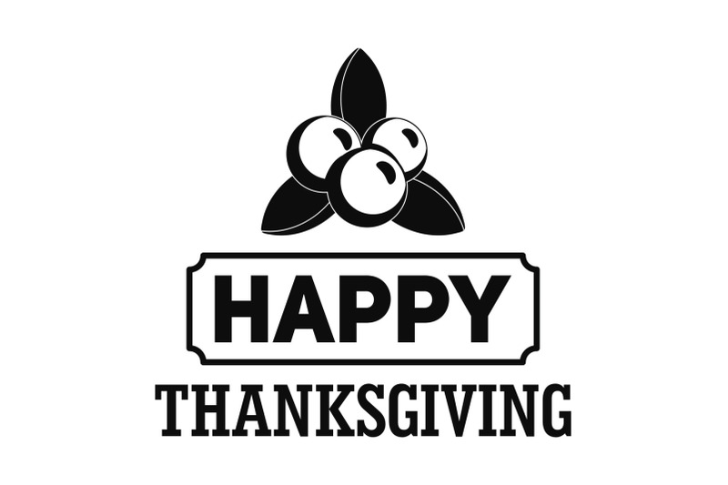 thanksgiving-logo-simple-style