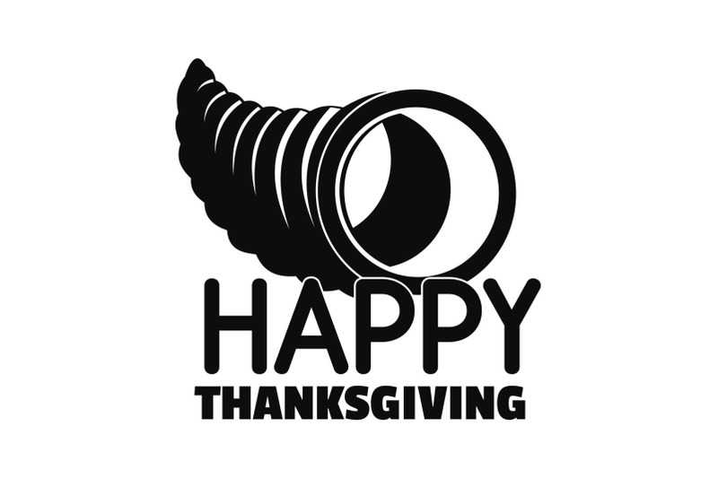 happy-thanksgiving-corn-logo-simple-style