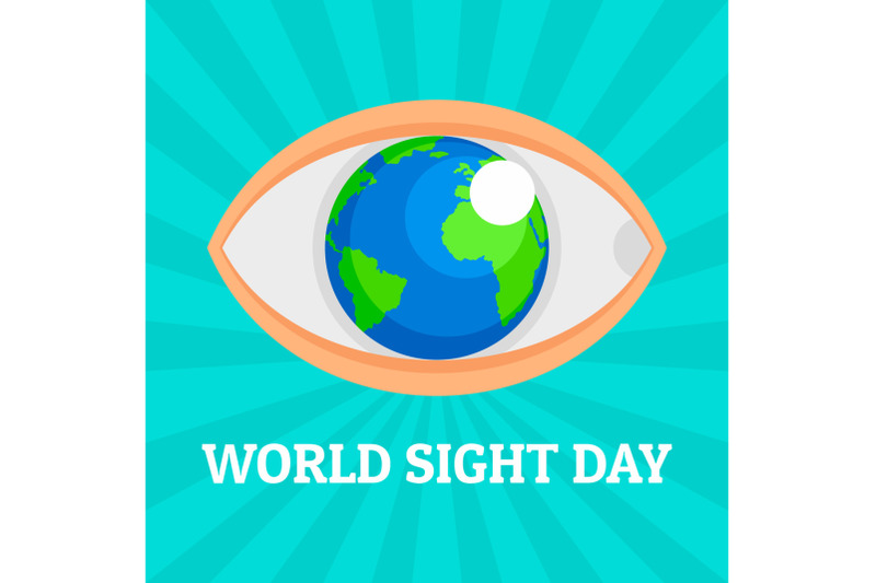 World eye day concept background, flat style By Anatolir56 TheHungryJPEG