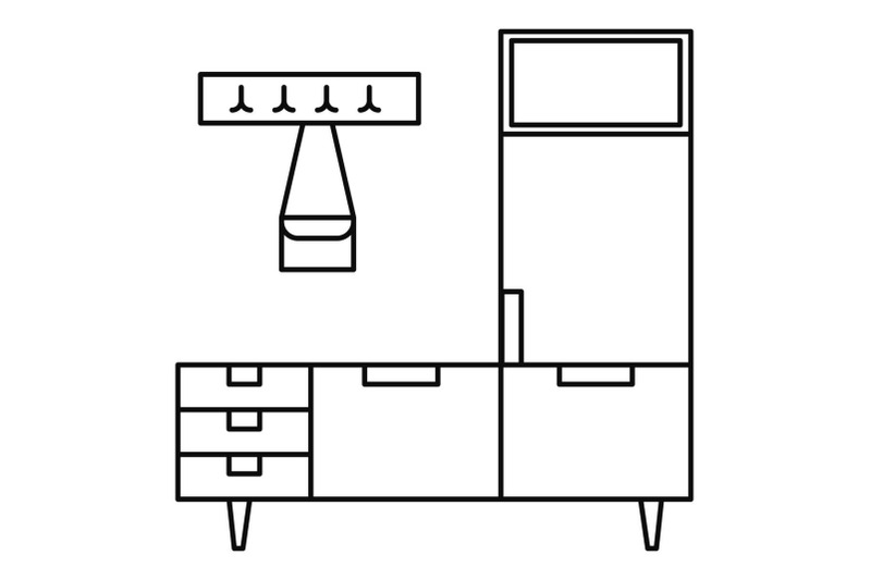 enter-home-room-icon-outline-style