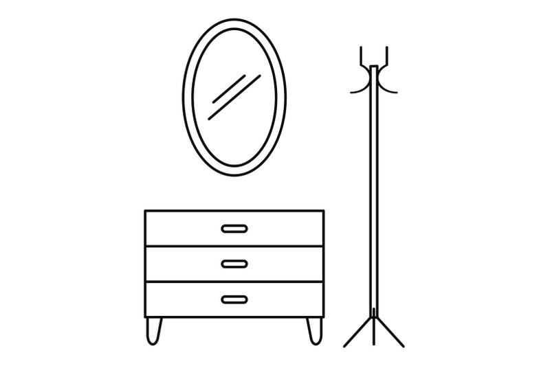 home-furniture-icon-outline-style