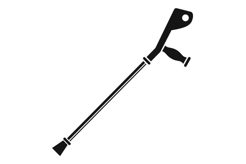 crutch-icon-simple-style