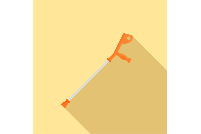 crutch-icon-flat-style