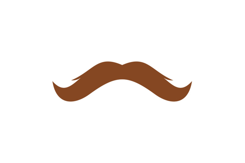 man-mustache-icon-flat-style