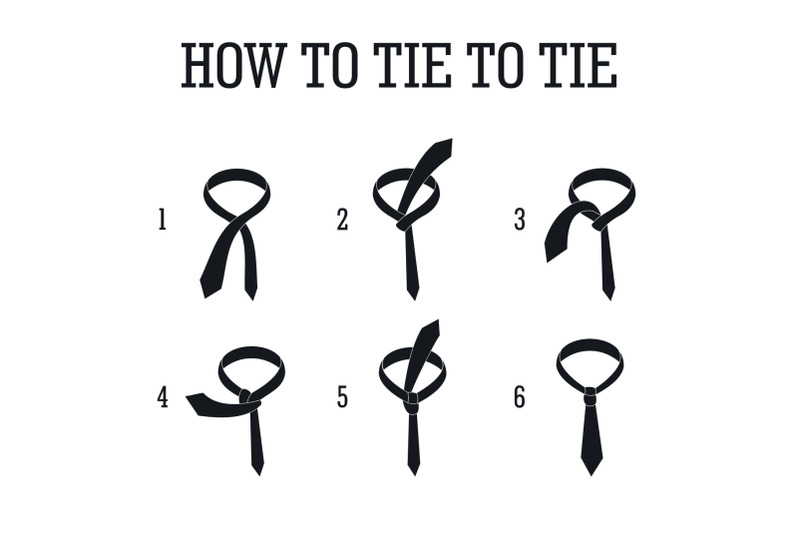 men-tie-infographic-simple-style