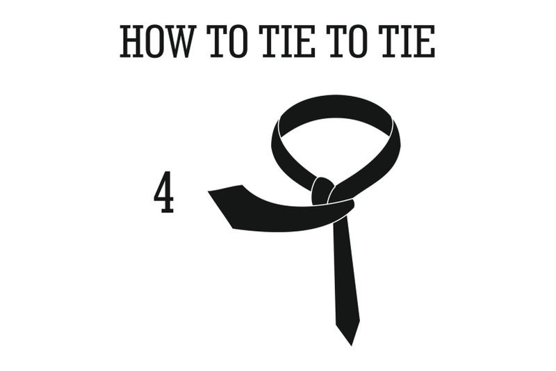 make-tie-icon-simple-style