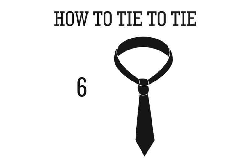 finish-tie-icon-simple-style