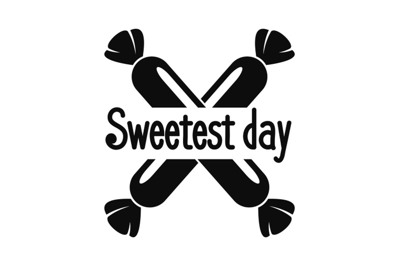 two-bonbon-sweet-day-logo-simple-style