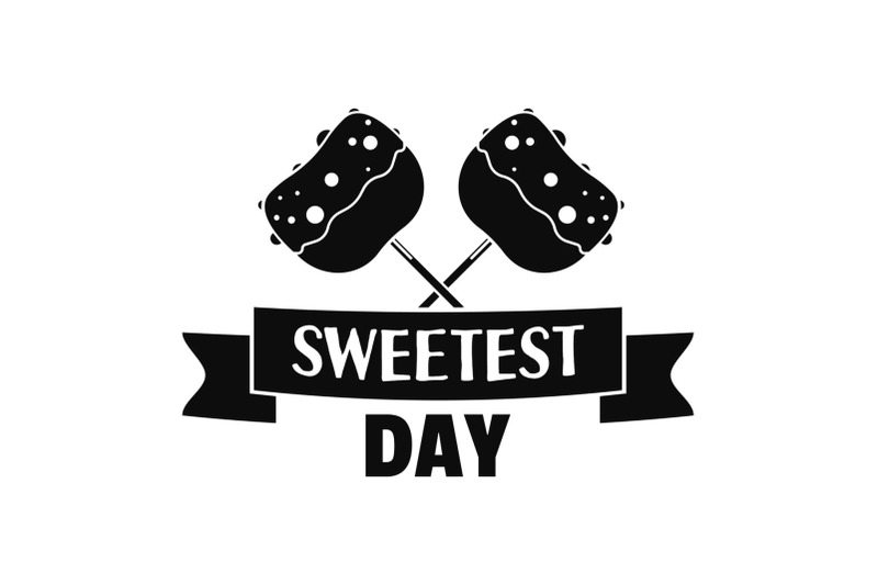 sweet-dessert-day-logo-simple-style