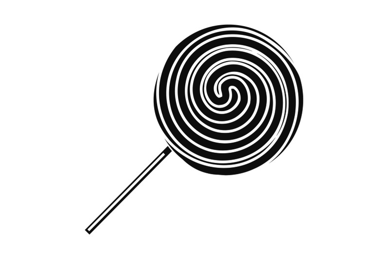 sweet-stick-lollipop-icon-simple-style