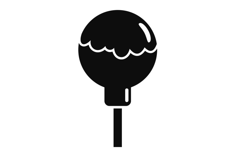 choco-lollipop-icon-simple-style