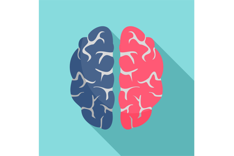 genius-brain-icon-flat-style