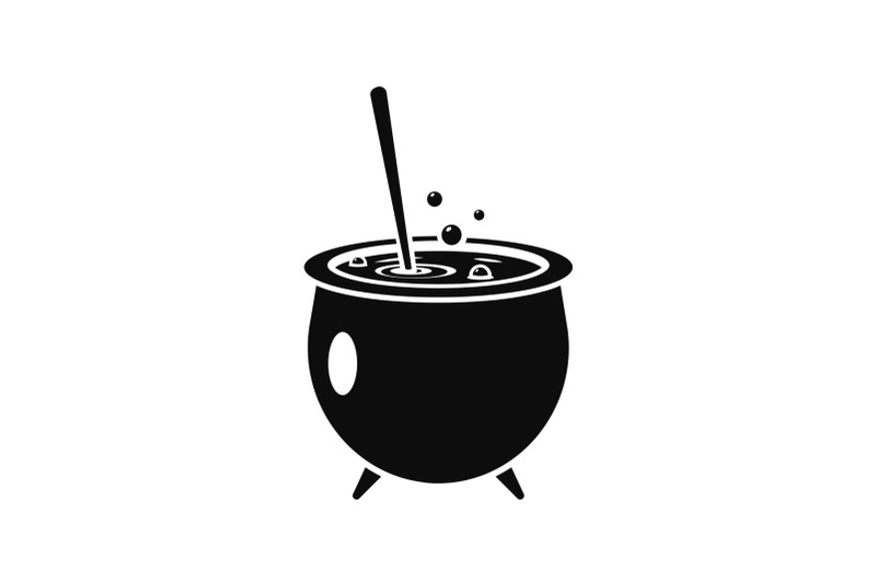 magic-cauldron-icon-simple-style