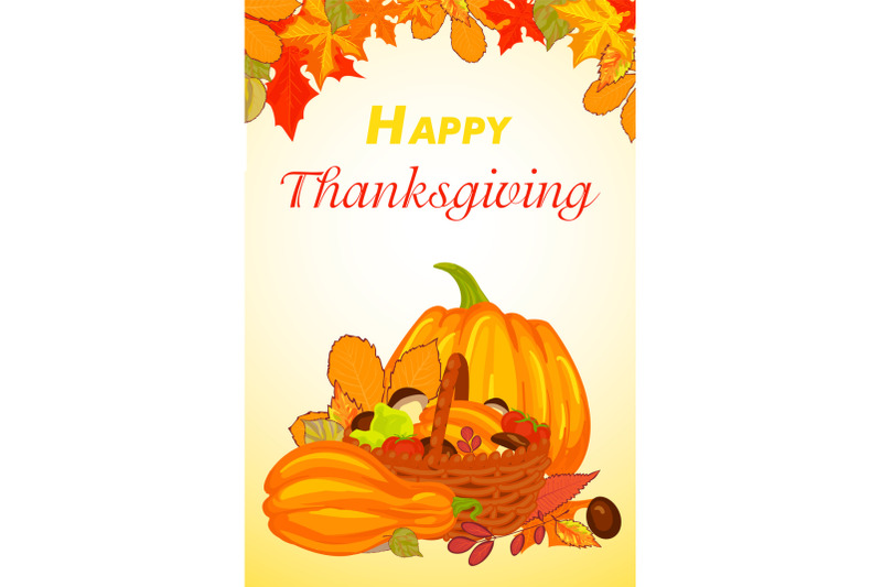 happy-thanksgiving-vertical-banner-cartoon-style