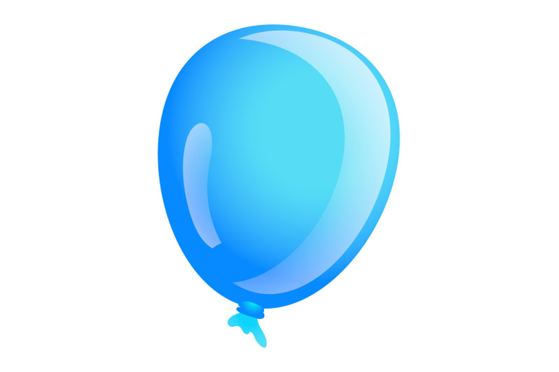 sky-blue-ballon-icon-cartoon-style