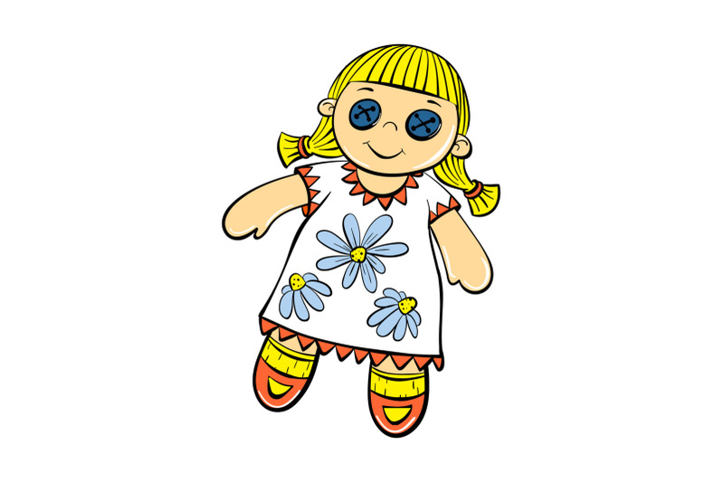 cute-doll-toy-icon-cartoon-style